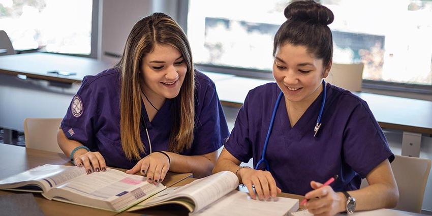 Students at UB, one of the best accelerated nursing programs in CT